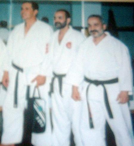 ABEH HAMID au millieu , a d maitre MILOUDI , a g SAID