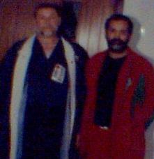 HAMID ABEH avec le maitre MAKHLOUFI(6éme dan aikido)