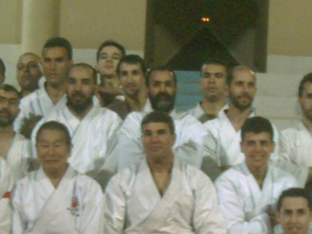 les maitres d'EL BOUGHAZ  au stage régional avec le maitre MAYAZAKI 7ème DAN