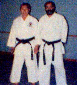 HAMID avec le japonnais MAYASAKI 7 dan shotokan
